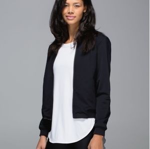 Lululemon Reversible Bomber Jacket. Black/Gold.